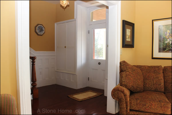 470 Christie lake Road dave chomitz ontario stone home foyer