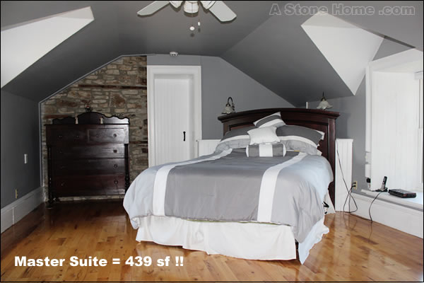 470  christie lake road dave chomitz ontario stone home for sale master bed 1