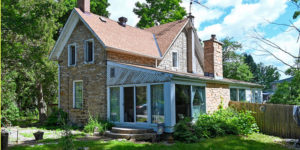 stone home for sale in Ontario near st lawrence river