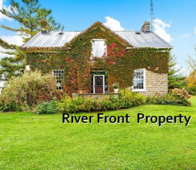 Mississippi river ottawa valley stone home for sale