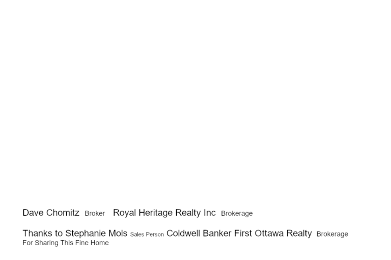 Perth Area circa 1860 A Stone Home