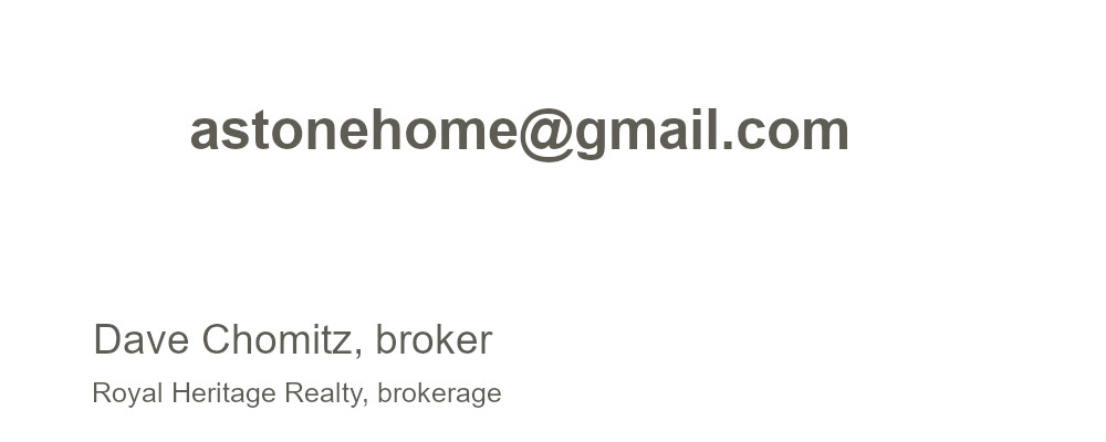 dave chomitz stone home marketer real estate agent property broker historic heritage retreat homes
