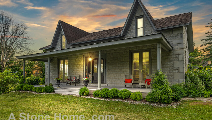 heritage stone home historic property retreat land for sale Ontario