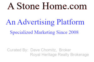 ontario stone home marketing and real estate property sales heritage stone historic property