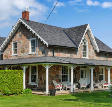 heritage Ontario Stone Home retreat property farm acerage for sale